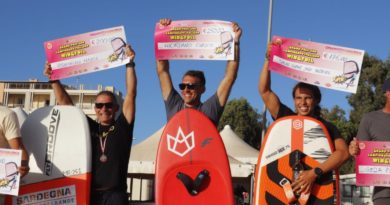 Open Water Challenge, Enrico Giordano vince il Grand Prix del Campionato Italiano di Wing Foil