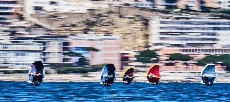 Napoli incorona i campioni d’Europa di wingfoil racing: Ernesto De Amicis e Maddy Spanu sono vice Campioni Europei